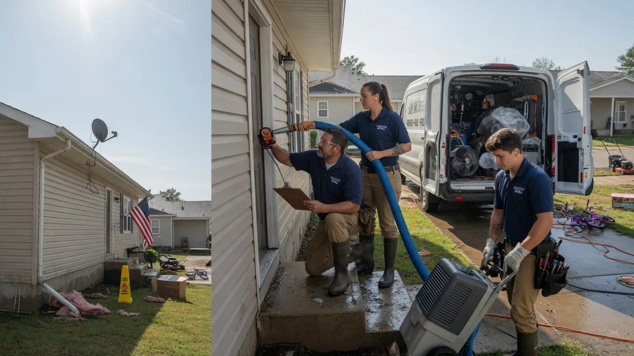 Ceiling Water Damage Restoration in Van Buren, ME near me